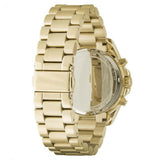 Michael Kors Bradshaw Black Dial Gold Steel Strap